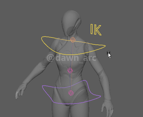 [Maya]Rigging 10 - Spine IK